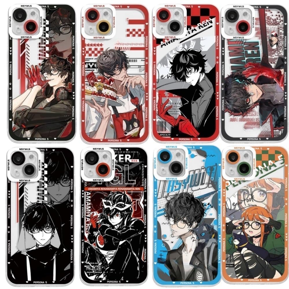 ペルソナ5 雨宮蓮 ジョーカー サンリオ 手帳型スマホケース ペルソナ5