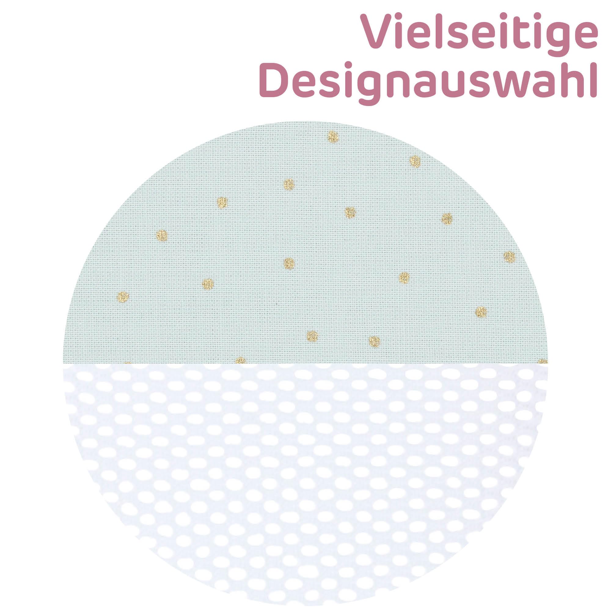 babybay Gniazdko 3D Mesh Royal pasuje do modelu oryginalnego, miętowe, błyszczące kropki, złote