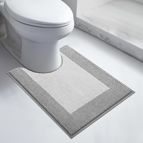 Miniatura 20 de Alfombras de baño de 24 x 60 pulgadas, antideslizantes, extrasuaves, absorbentes, lavables a máquina, de secado rápido, para suelo de baño, ducha,