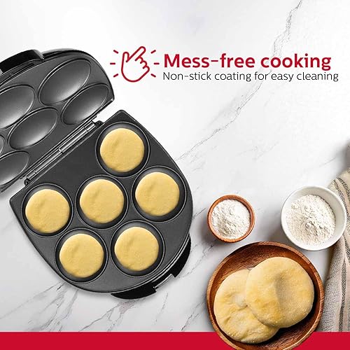 Miniatura 4 de Holstein Housewares HU-09005B arepa eléctrica Negro