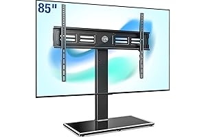 FITUEYES Universal TV Stand: Elevate Your Viewing Experience with Style and Stability