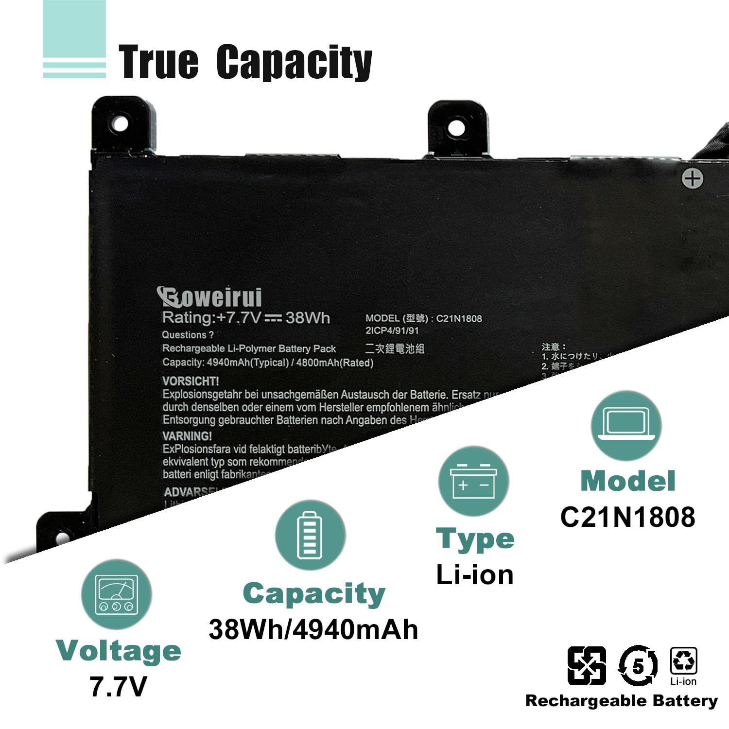 ASUS Chromebook c523na シルバー バッテリー77% Amazon.com: LBTECH C21N1808 Battery for Asus Chromebook C423