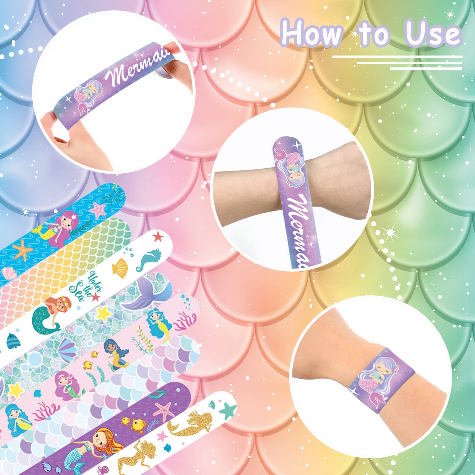 mia mai Buttons Klikarmbanden om te beschilderen (5 stuks, metalen armband met stoffen overtrek) - cadeautje voor kinderen