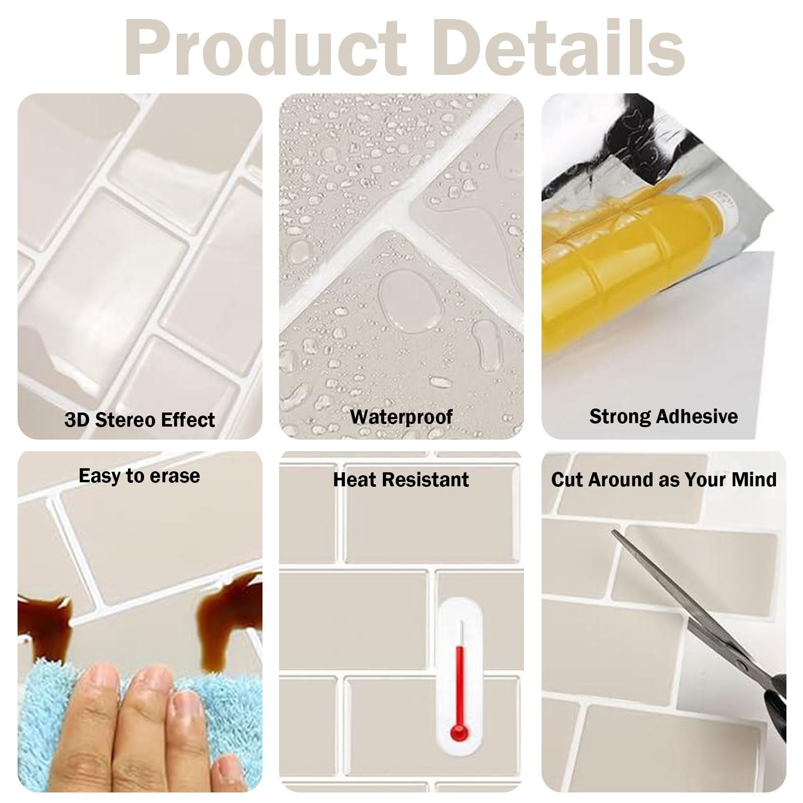 Tegelstickers blauwe Marokkaanse stijl plakkend tegels PVC zelfklevende wandtegels waterdichte badkamer tegelstickers oliebestendig keuken tegelstickers doe-het-zelf Peel en Stick vloertegels 10 stuks