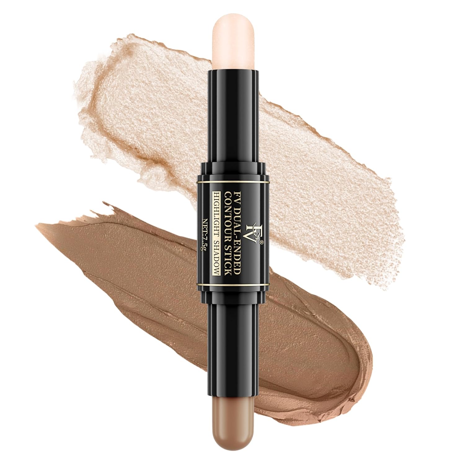 FV 2-IN-1 Contour and Highlighter Stick, Long Lasting and Blendable, Natural Finish, Face Shaping Makeup for Women (02 Light/Medium, 9.5g) FV 2-IN-1 Contour and Highlighter Stick, Long Lasting and Blendable, Natural Finish, Face Shaping Makeup for Women (02 Light/Medium, 9.5g)