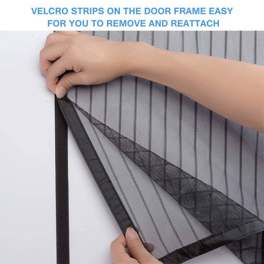Magnetischer Fliegengittervorhang – 100x230 Cm, Selbstschließend Für Balkontüren
