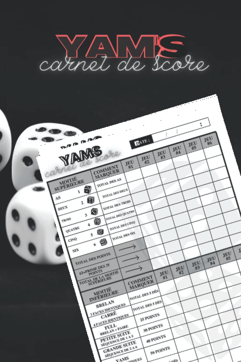 Buy Yam's de score 132 feuilles de scores du jeu de société Yam's Bloc de feuilles Buy Yam's de score 132 feuilles de scores du jeu de société Yam's Bloc de feuilles