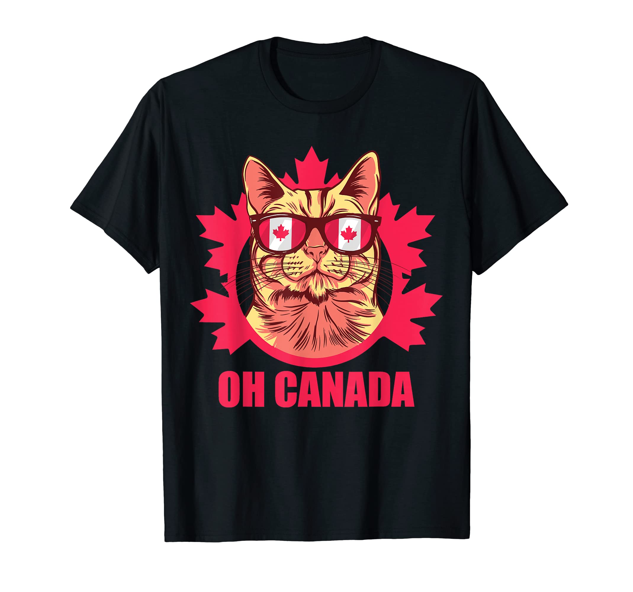 Canadian Maple Leaves Canada Lover Graphic DesignOh Canada Canada Day Maple Leaf National Day 1st of July T-Shirt
