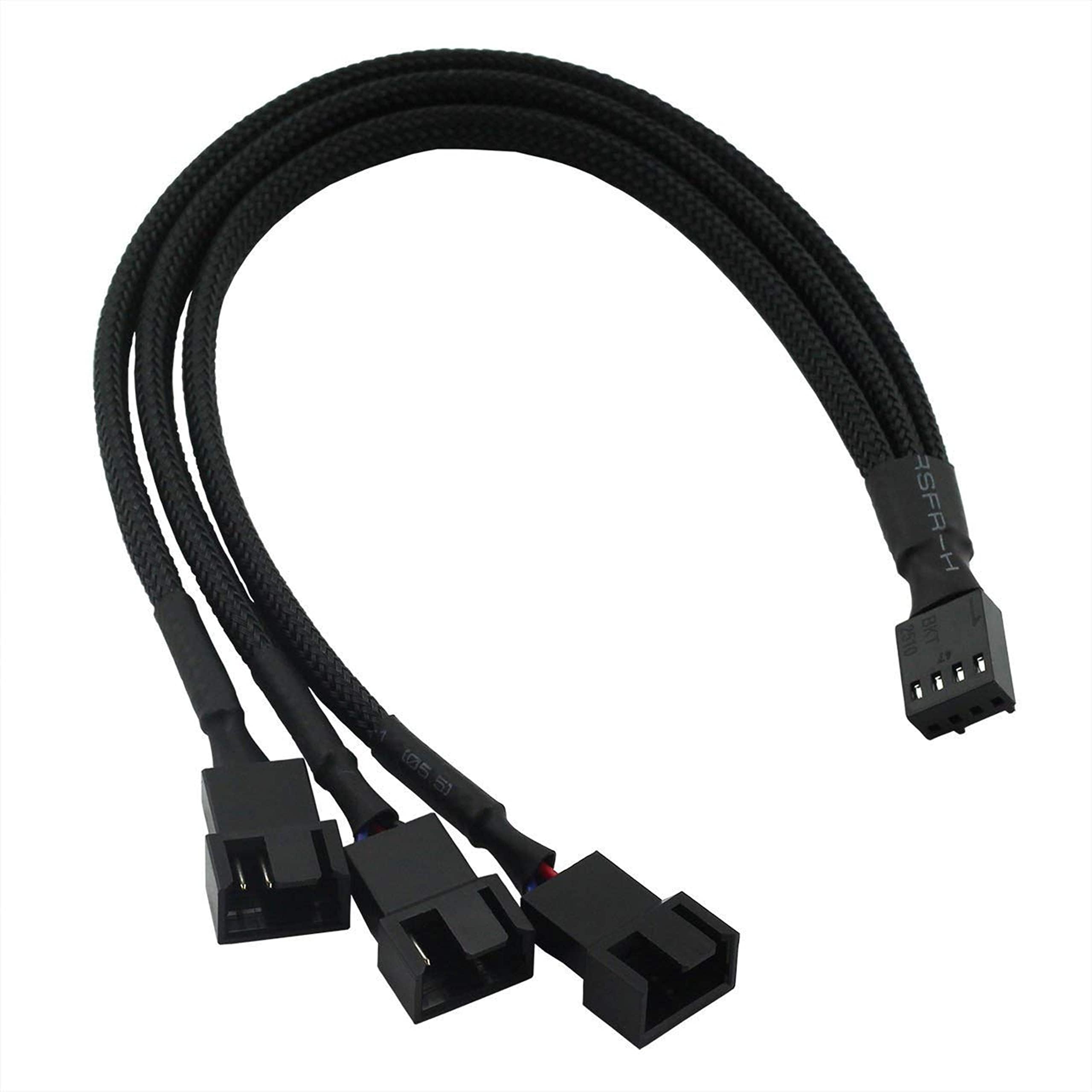 DS-3 Way Fan Splitter - Black