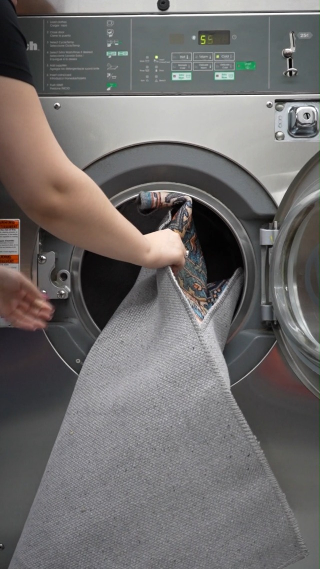 Tapete Interior Lavable a Máquina 3X5 Gris Oscuro/Crema miniatura 7