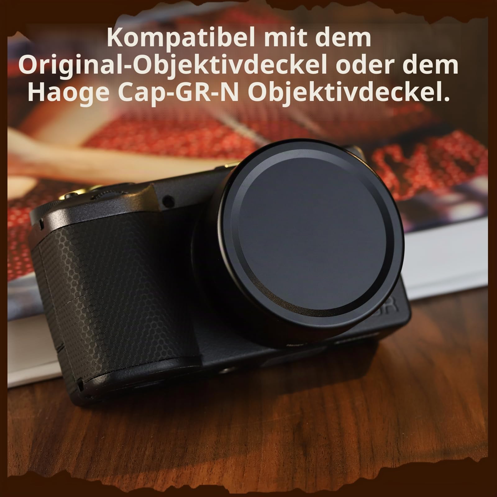 Haoge 49 mm UV-Filter-Adapterring für RICOH GR IV gr4 Digitalkameraobjektiv für GT-2 GW4 Weitwinkelobjektiv ersetzt GA-3, LAR-GR4