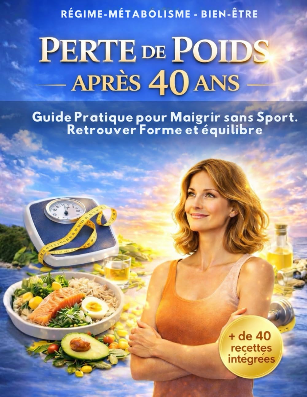 Perte de poids après 40 ans- Guide pratique pour maigrir sans sport, retrouver forme et équilibre. Plus de 40 recettes intégrées. Régime- Métabolisme- ... son corps et éviter la reprise de poids