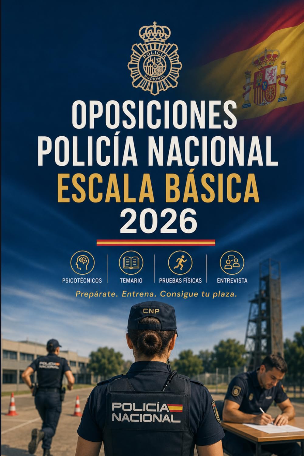 Oposiciones Policía Nacional Escala Básica 2026: Temario, ortografía, psicotécnicos, biodata, entrevista personal, pruebas físicas y simulacros para aprobar