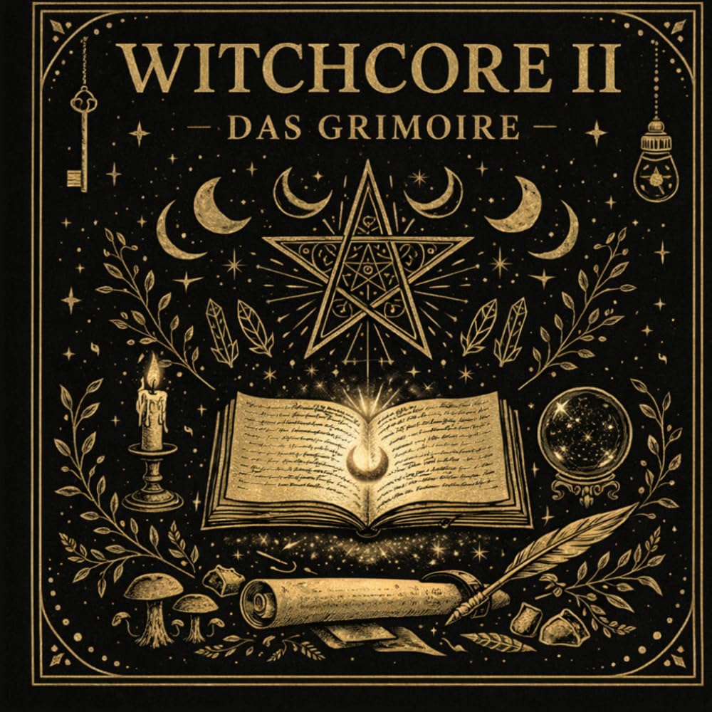 Witchcore II - Das Grimoire: Mondrituale, Spells und Hexen-Malbuch für Erwachsene