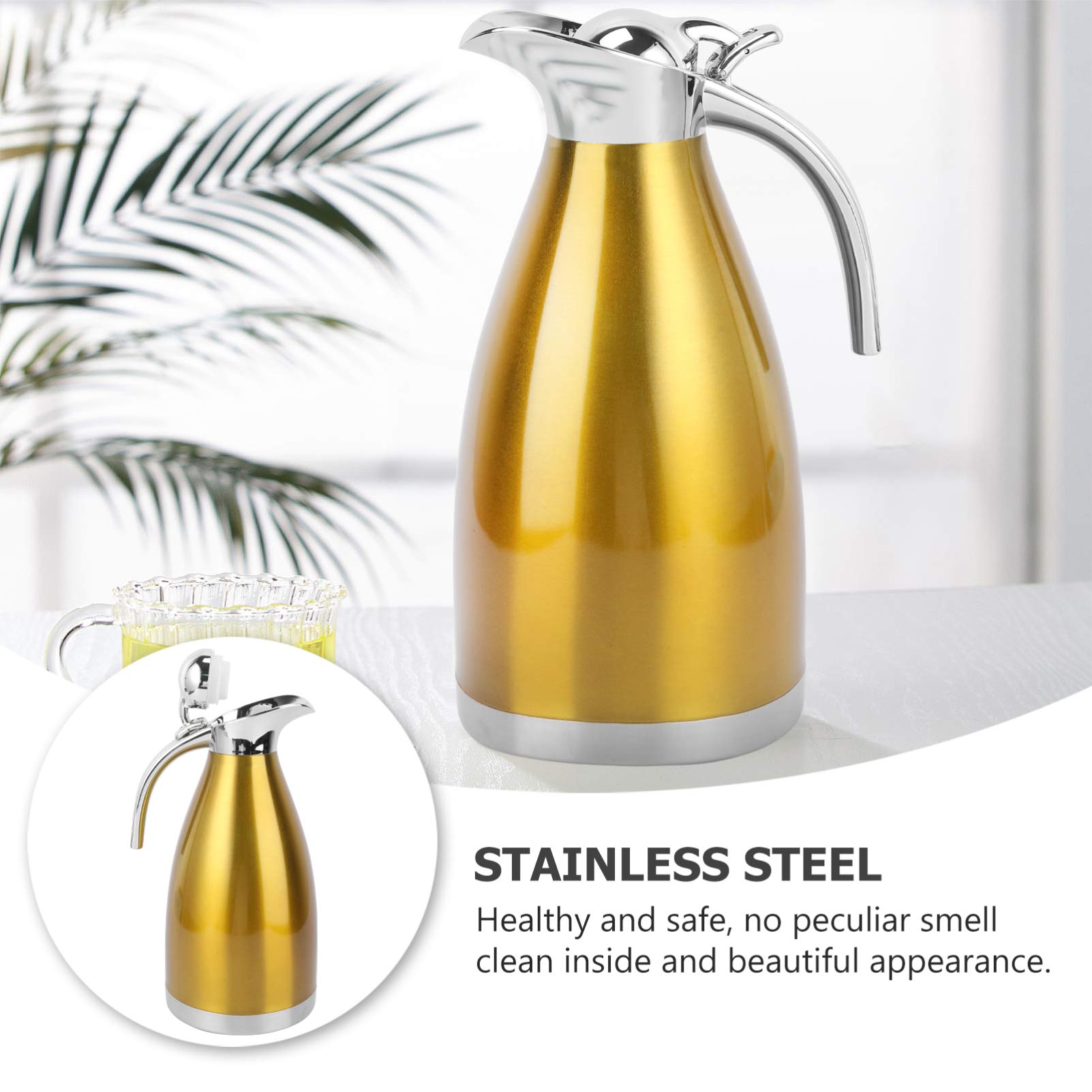 Bouteille Isotherme en Acier Inoxydable 304 2000ml à Double Paroi