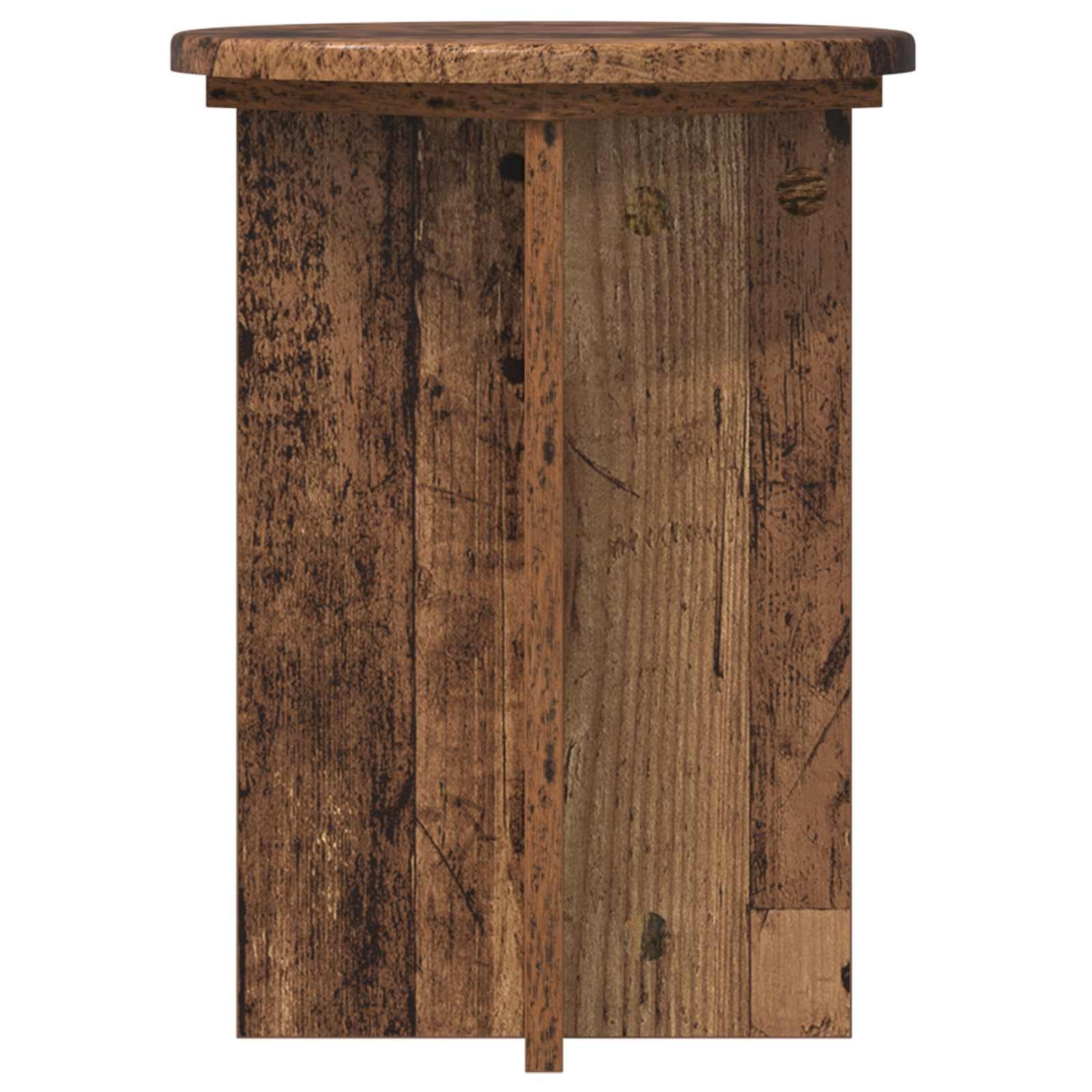 Supporto per piante 2 pz. Legno invecchiato 40 cm