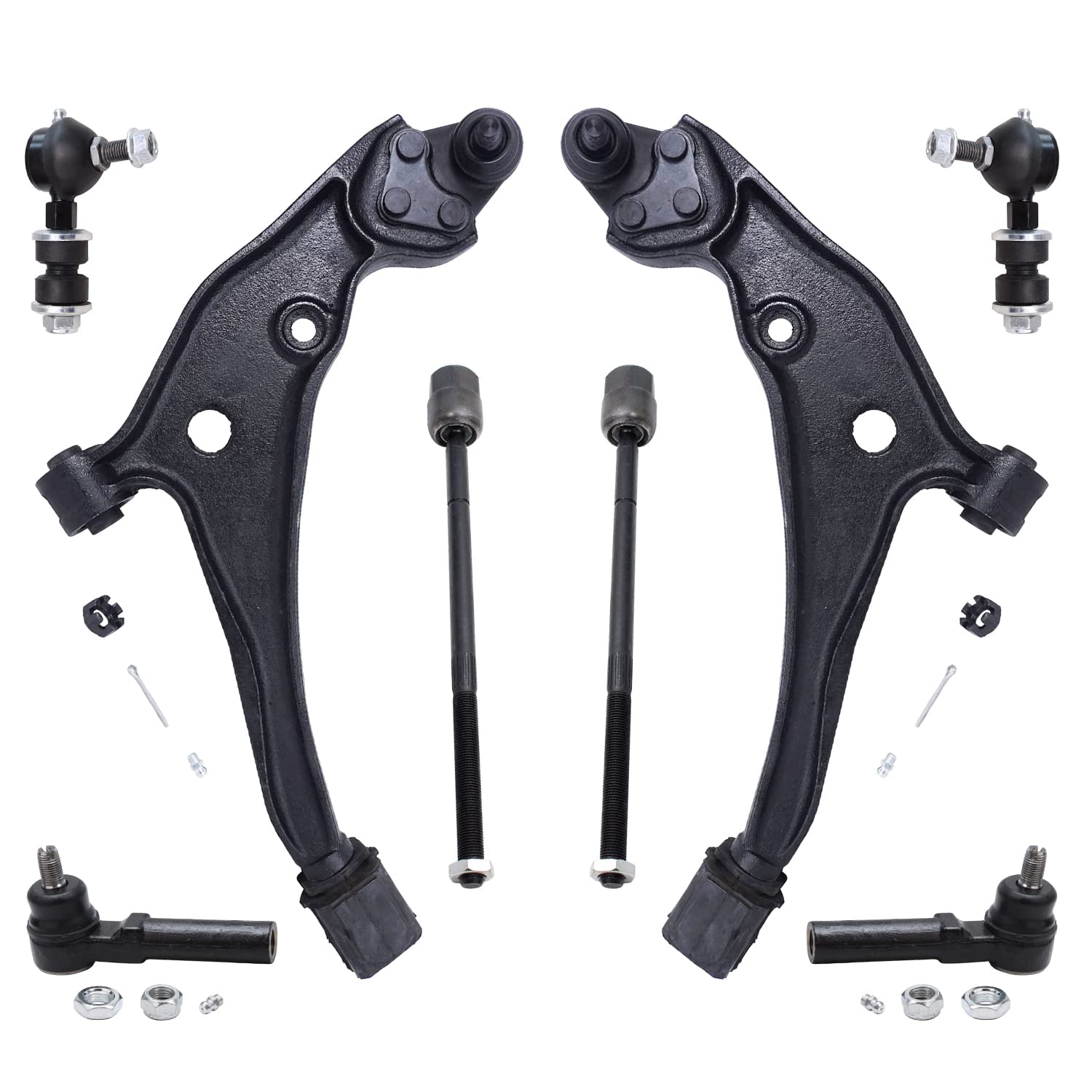 Detroit Axle - 8pc Front End Suspension Kit for 1999-2002 Nissan Quest