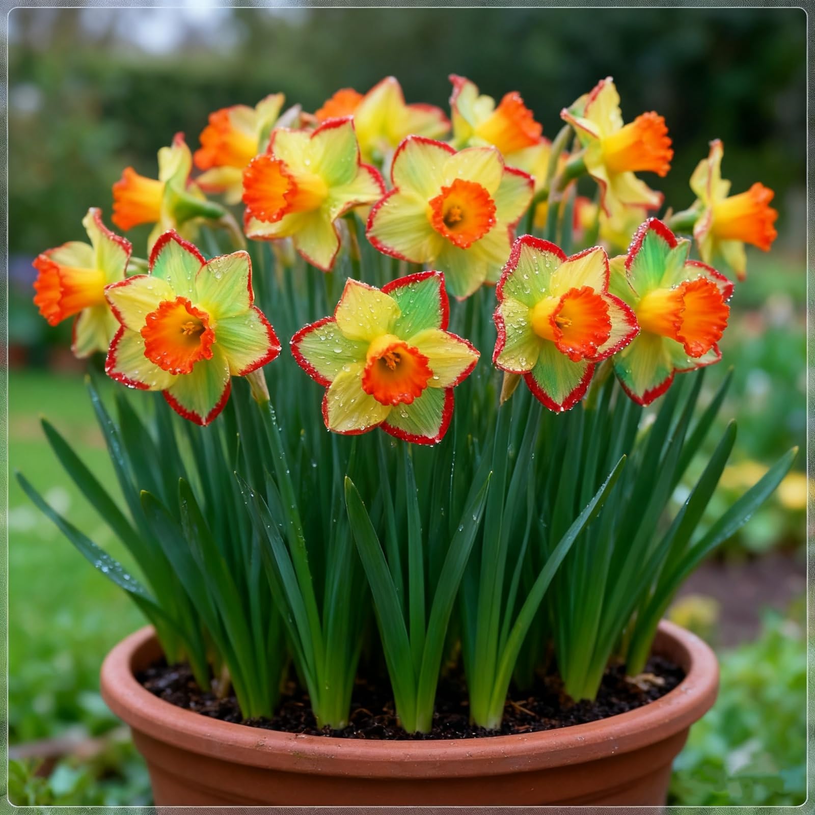 Narcissus Bulbs UK/Daffodil Bulbs for Planting Now/Suitable for Garden Plants/Landscape Design/Indoor and Outdoor Potted Plants-2 Bulbs-B