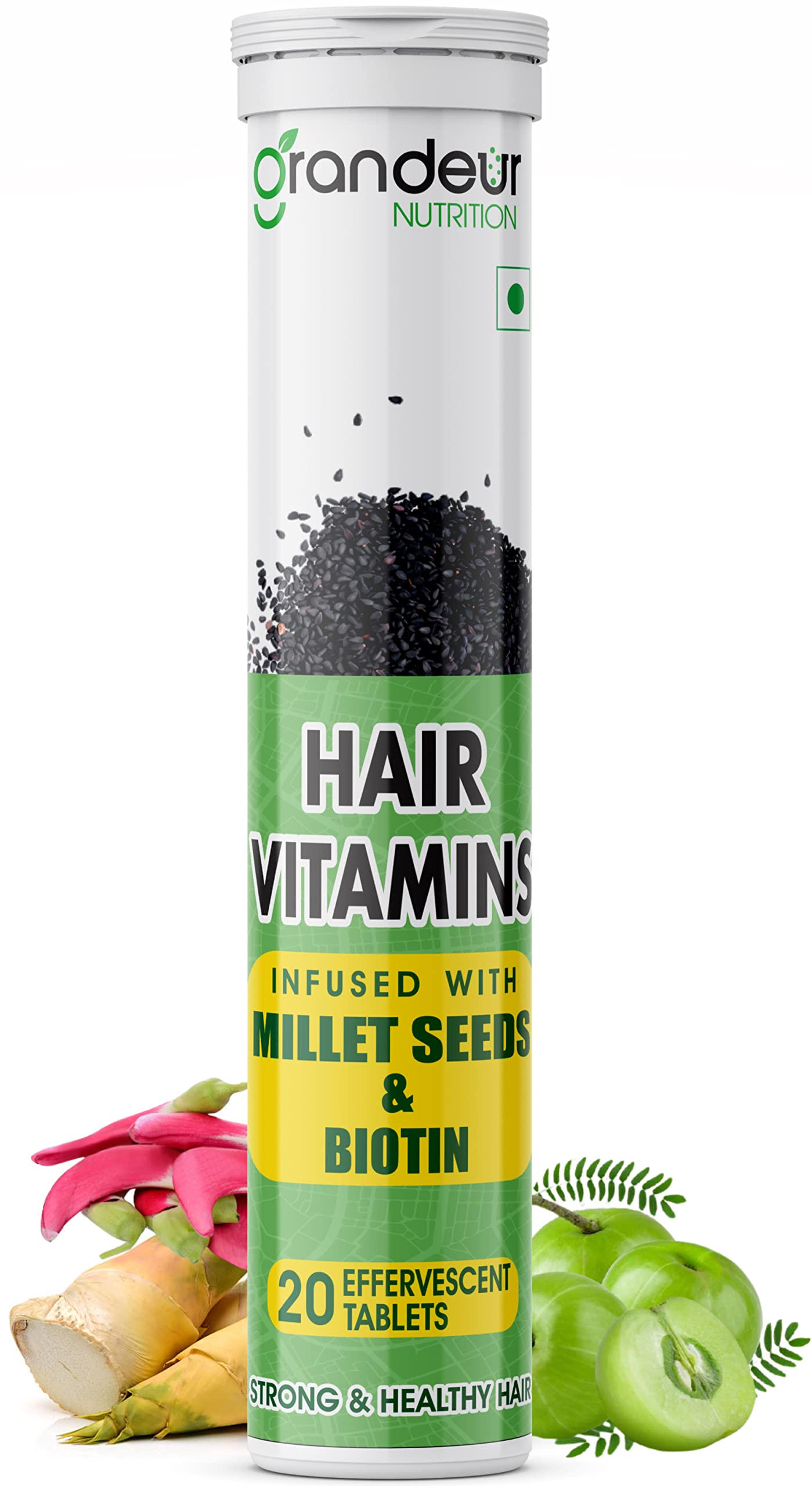 Buy Grandeur Hair s For Hair Growth And Hair Fall Control With Biotin