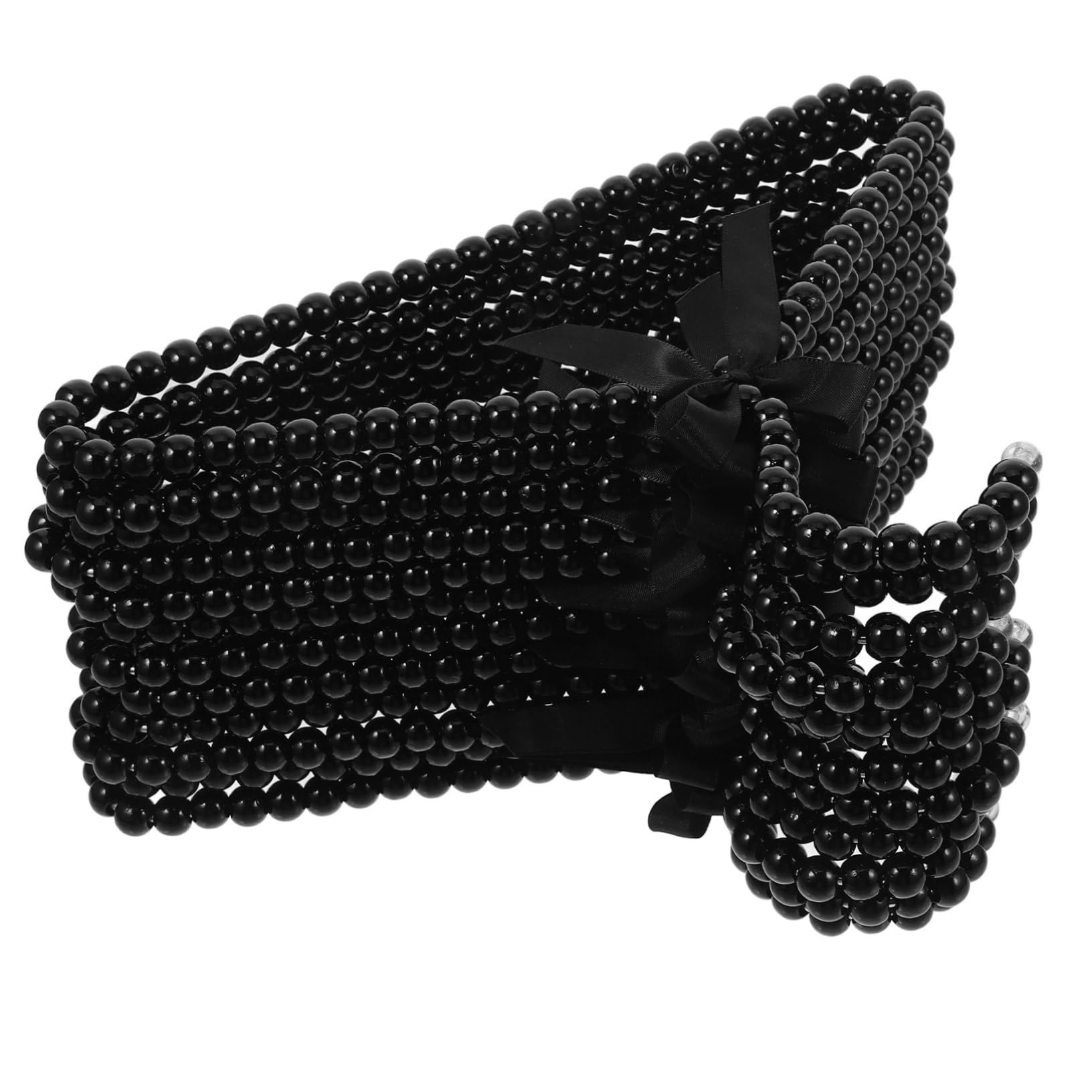 Cintres Perles avec Nœud pour vêtements de fille et garçon ou dressing de chat noir