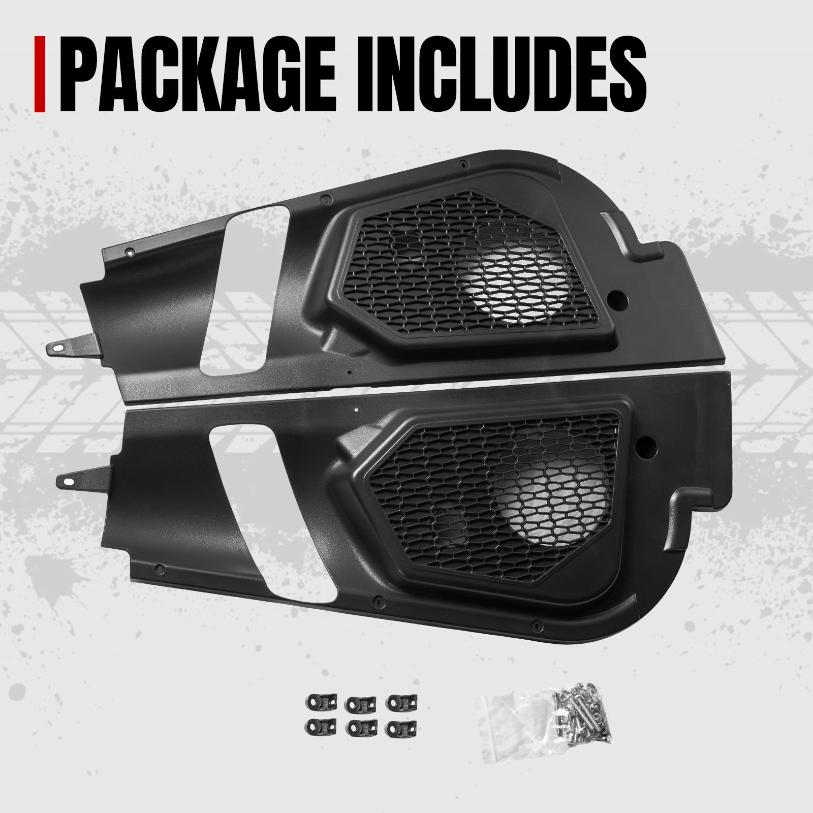 Lautsprecher-Pods Für Can Am Maverick X3 (2017–2023) – Vordertür, Wasserdicht, ABS – 2 Stück