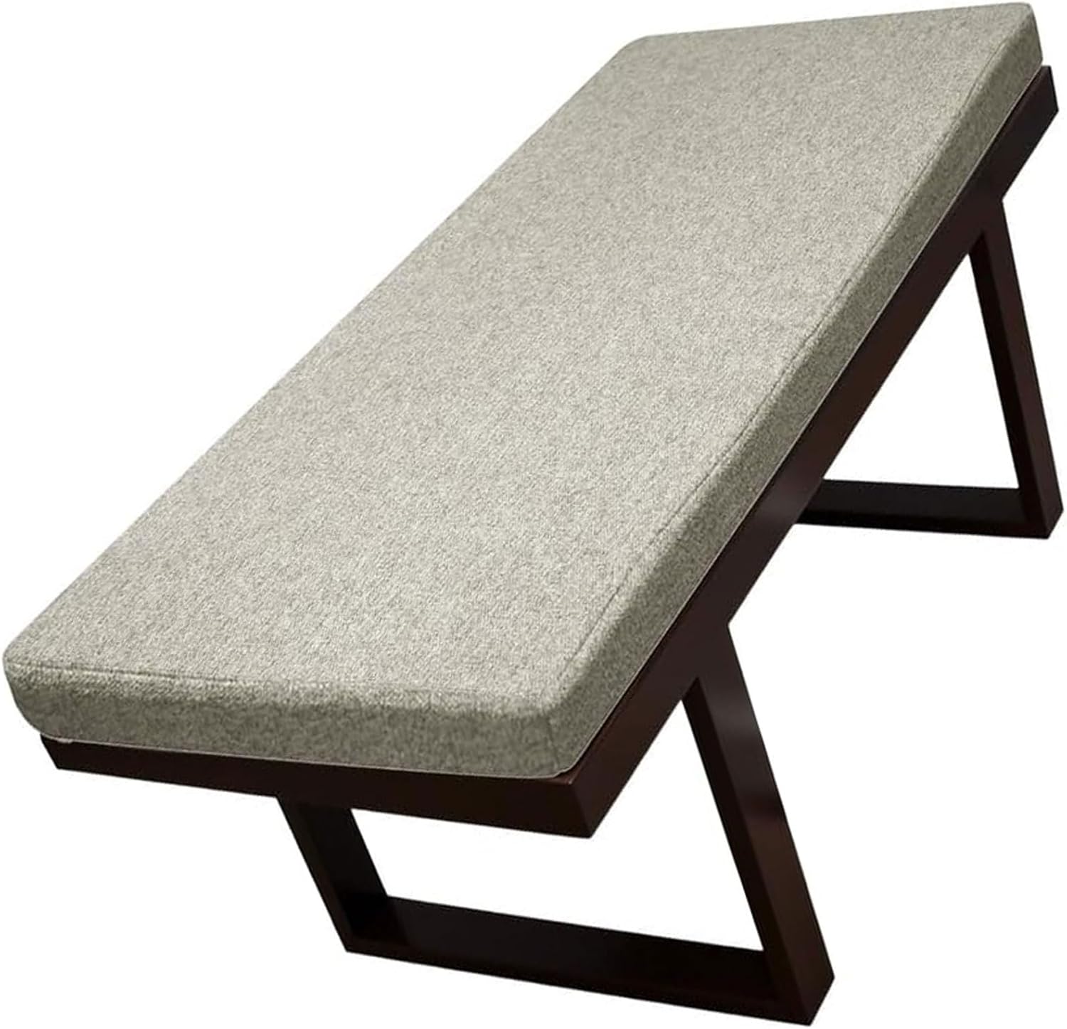 Bench Cushion for Outdoor/Indoor Furniture 48/40/60/54/36 x 16/18/12/14 inch Rectangular Non-Slip Bench Cushion Pad with Zipper for Deck Chair Patio Porch Swings Bay Window(@5,35x15x2in)