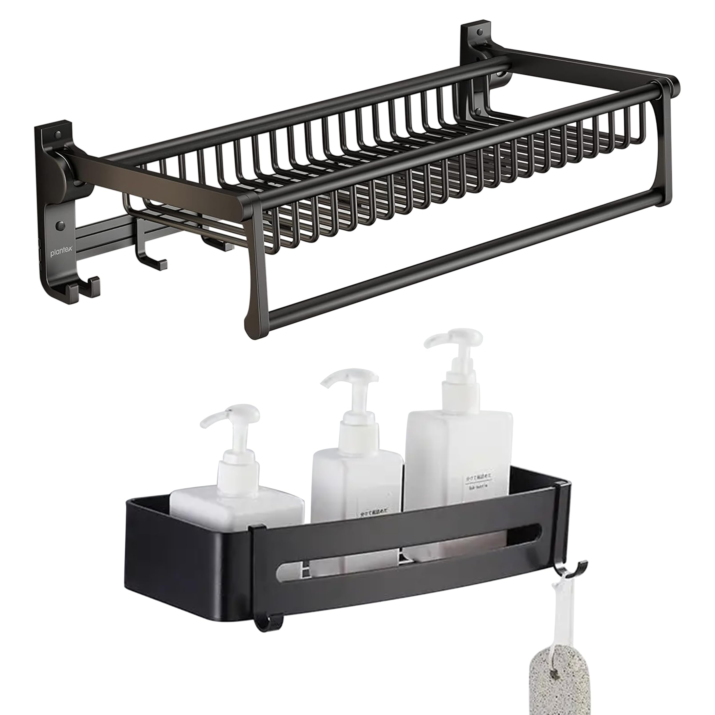 See full amazon price history chart for Plantex Aluminum Towel Rack/Towel Rod with Shelf for Bathroom Organizer/Towel Hanger with Hooks/Storage Shelf/Wall Mount/Floating Shelf - Bathroom Accessories (Black) Plantex Aluminum Towel Rack/Towel Rod with Shelf for Bathroom Organizer/Towel Hanger with Hooks/Storage Shelf/Wall Mount/Floating Shelf - Bathroom Accessories (Black) (B0CS9KWWC5) Amazon Price History, Amazon Price Tracker