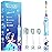 Kids Electric Toothbrush Toddler Toothbrush Age 2-4-8-12 Electric Toothbrush Kids with Timer Rainbow LED Light Up Vibrating Toothbrush Battery Operated Childrens Sonic Tooth Brush (Astronauts Blue)