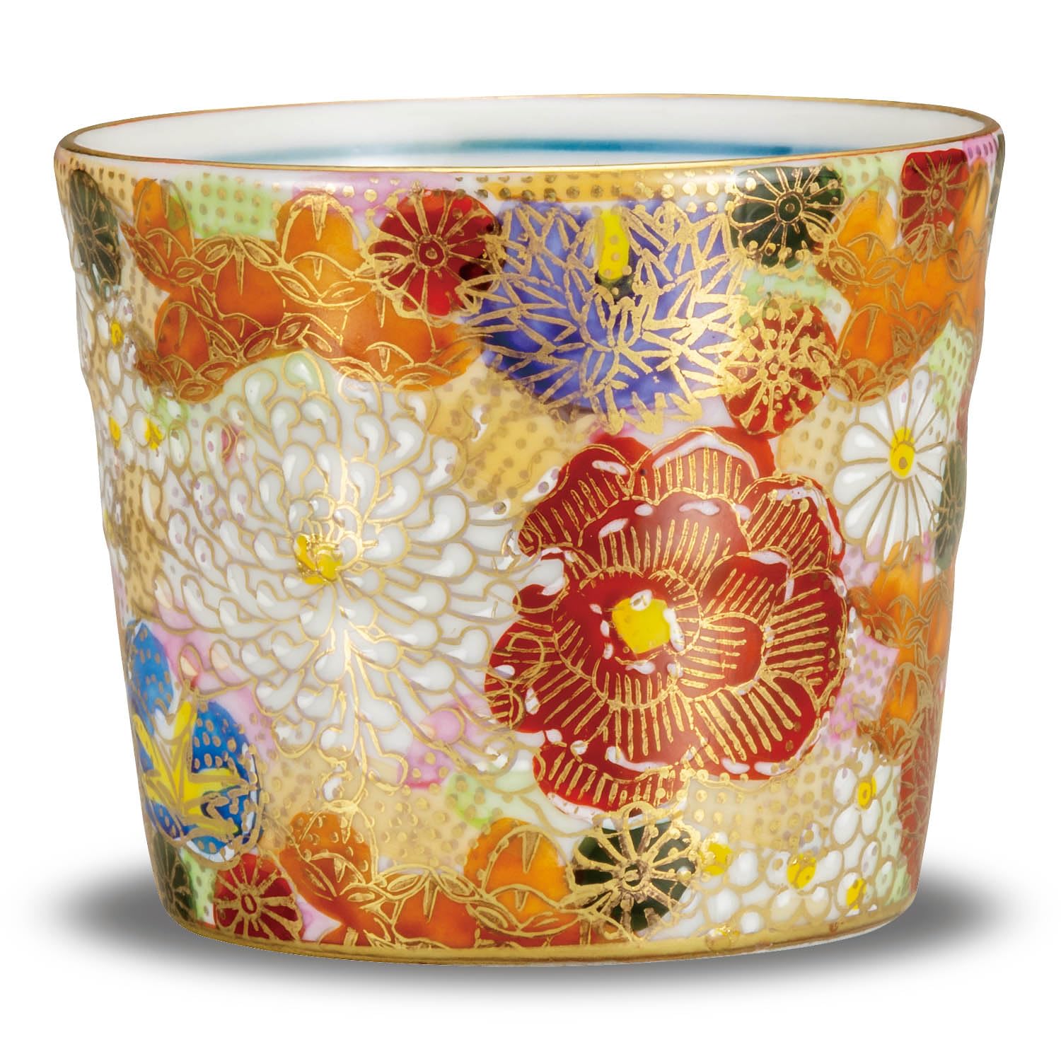 Waza no Kura Buckwheat, Fashionable, Kyutani Ware, Buckwheat Pork, Flower Padded, Ceramic, Luxury Branded Japanese Tableware, Made in Japan, Birthday Gift : Home & Kitchen