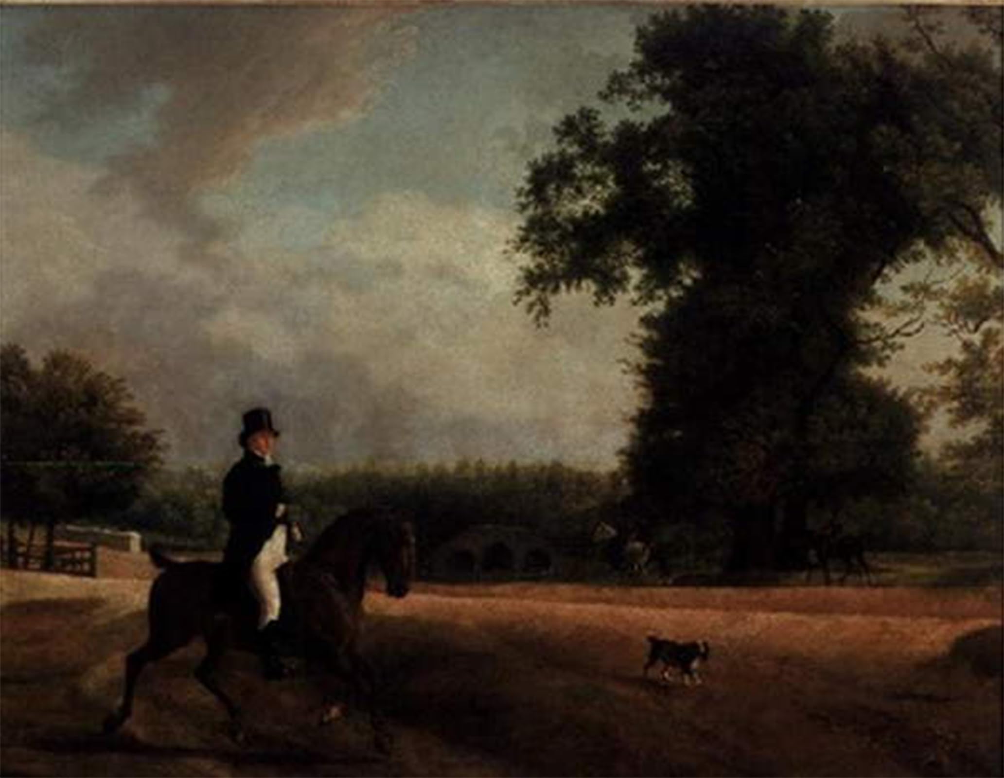 SERENDIPITP Abstract Painting Mural Print Picture Wall Decor Painting George Luving on Horseback by Jacques Laurent Agasse Vintage Wall Artwork for Home Decor 60x90cm
