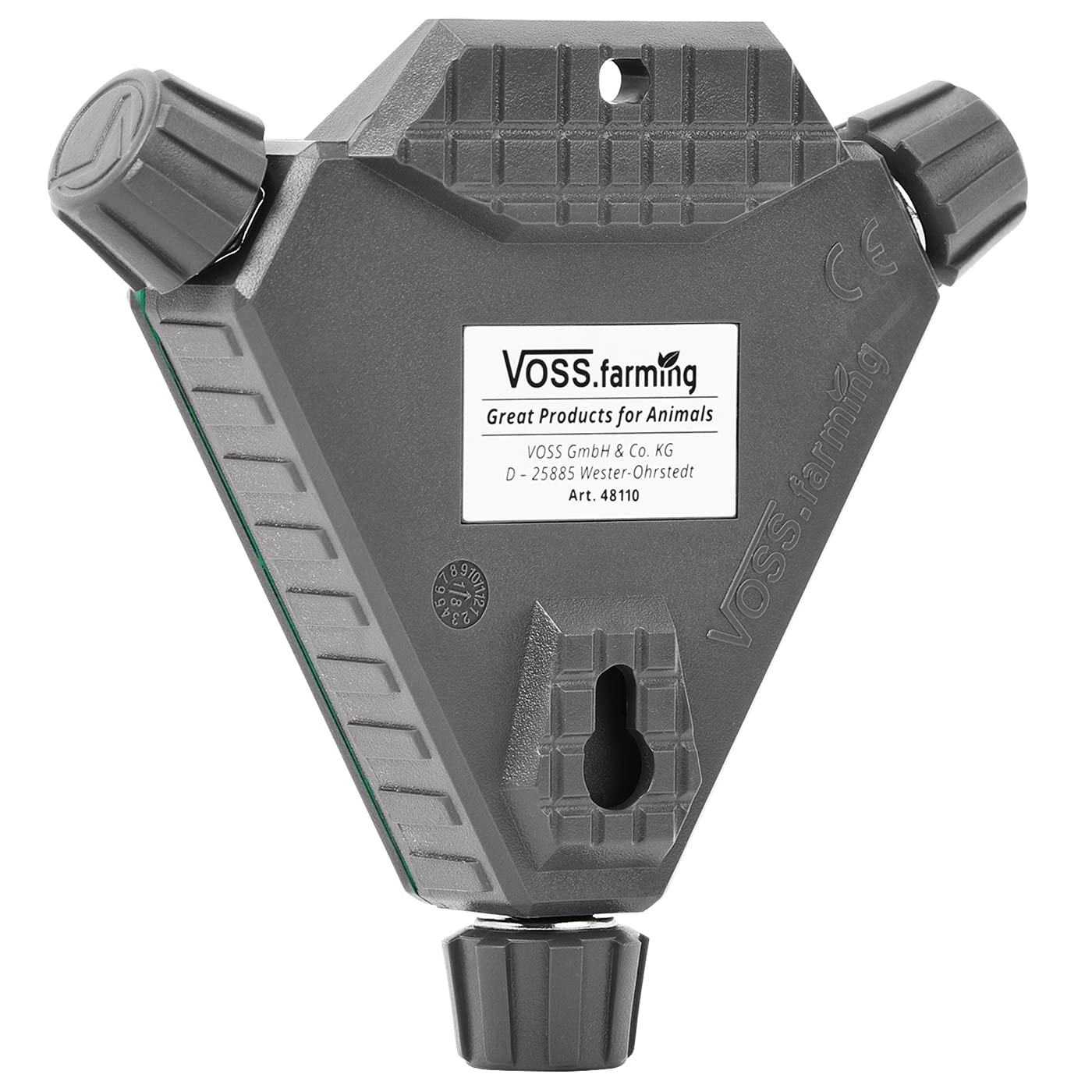 VOSS.farming 230V Weidezaun Komplettset mit Weidezaungerät, Zaunprüfer und Zubehör, Profi Starterset für Pferde, Rinder, Schafe, Ziegen, Schweine