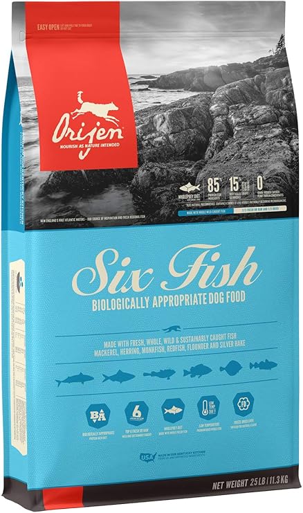 Orijen Dry Dog Food Six Fish Biologically Appropriate Grain Free Amazon Ca Pet Supplies
