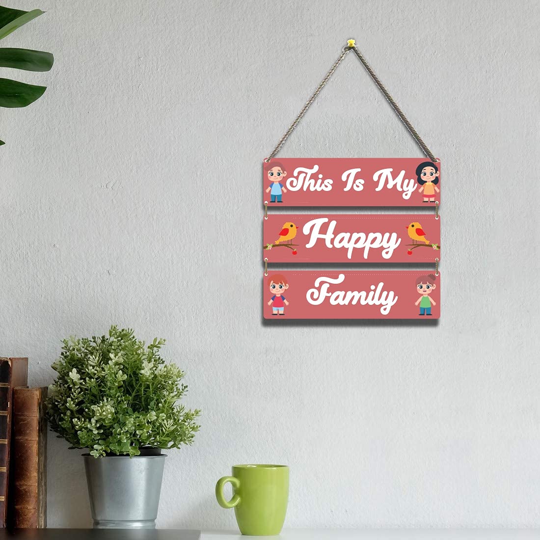 CVANU Mantra Quote Wooden Wall Sign – 8x12 Inch, Distressed Finish, Shelf Or Wall Hanging Decor - View #2
