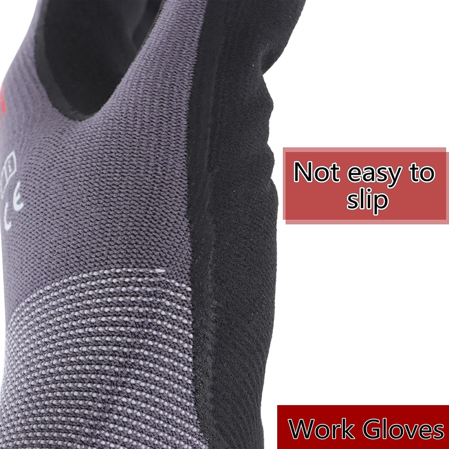 findmall 12 Pairs Large Work Gloves Seamless Knit Glove Gardening Gloves Women Men Fit for Warehousing and Logistics, Construction Sites, Horticultural Planting