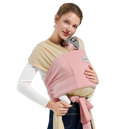 Portabebés para bebés, portabebés ajustable, para recién nacidos a niños pequeños para 7-30 libras, acogedor portabebés con material de algodón de