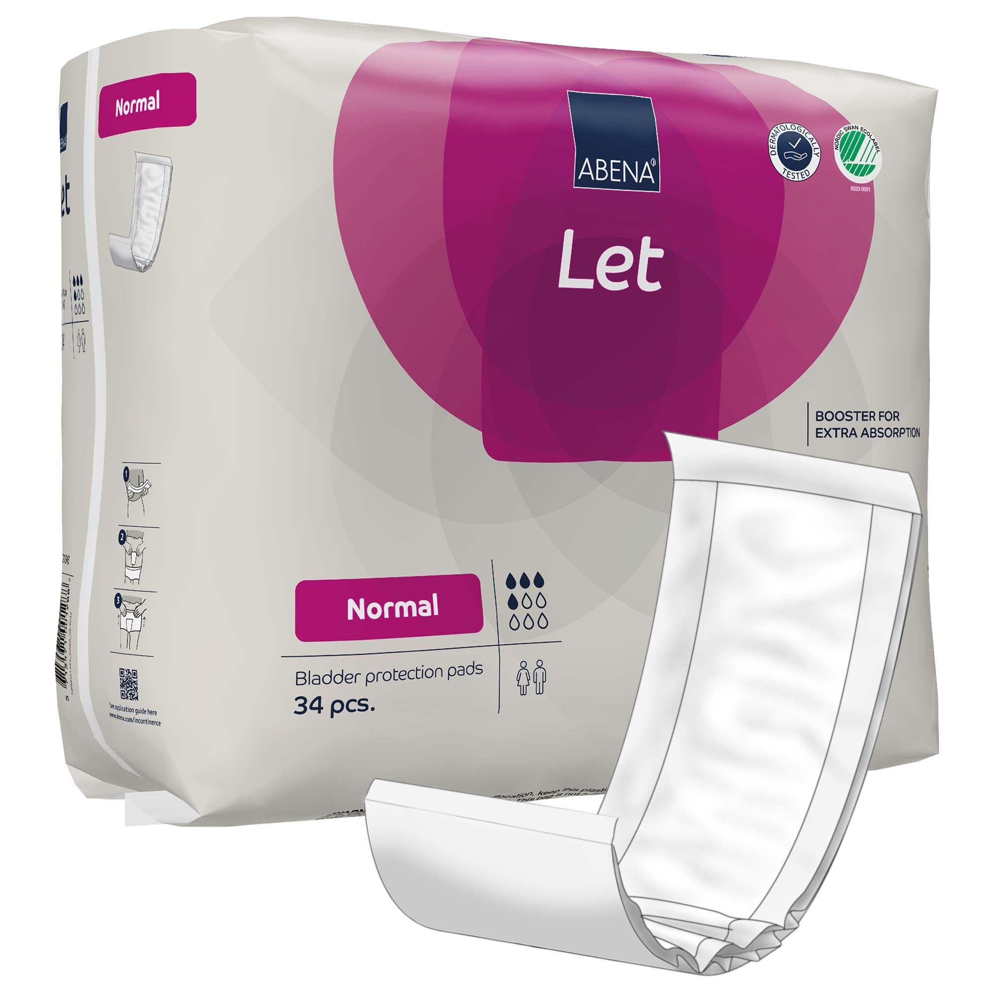 Abena BOOST Fluff Lot de 306 serviettes hygiéniques pour incontinence – Pas de barrière/écoulement (tailles normales à XL) normales