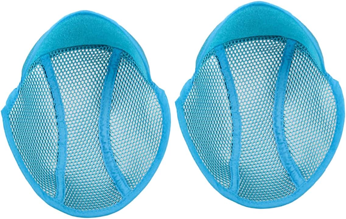 Homoyoyo 2Pack Hard Hat Cap Insert Liner Blue Sweatband Helmets Cooling Pad Hard Hat Liner,Cooling Pad–Reusable Washable Helmet Sweatband Accessories Sweat Bands for Men Cool Ventilation 7x7x0.4 Inch