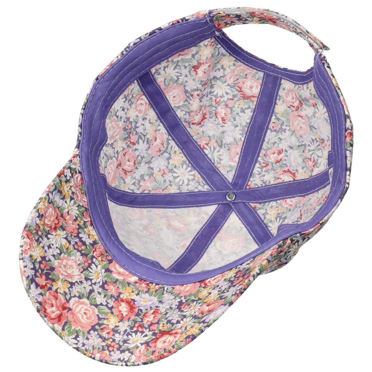 Lipodo Czapka Allover FlowersKobiety - z daszkiem damska baseball cap bawełniana Lato wiosna-lato