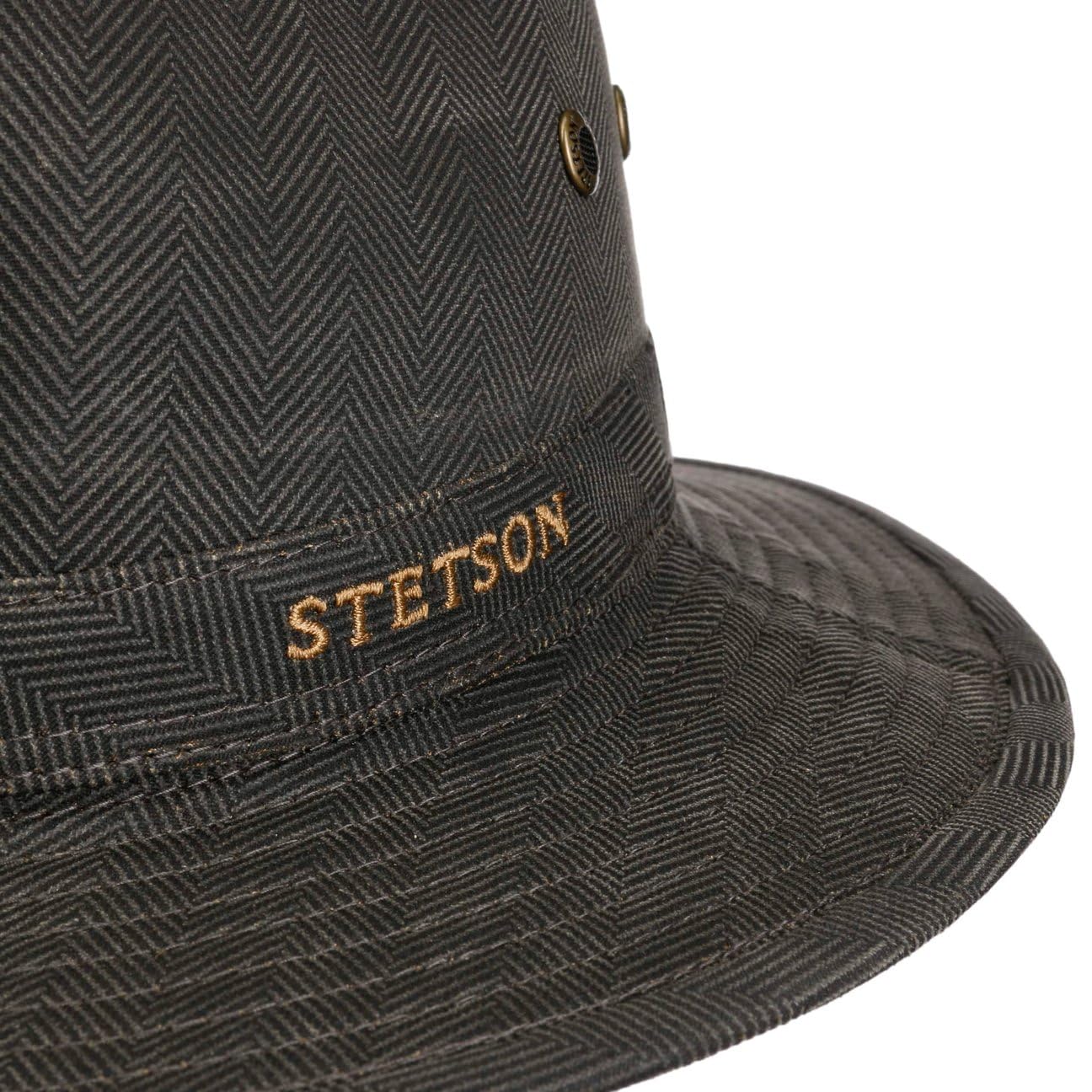 Stetson Traveller Cappello Spina di Pesce Multicolore Fascia in Tessuto Uomo Autunno Inverno