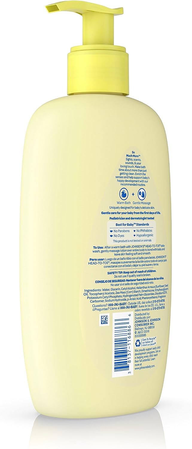 Johnson's Head-to-Toe Baby Lotion, 27 Fluid Ounce