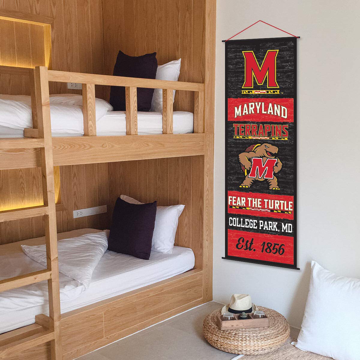 Maryland Terrapins - Cartel de pancarta y pergamino