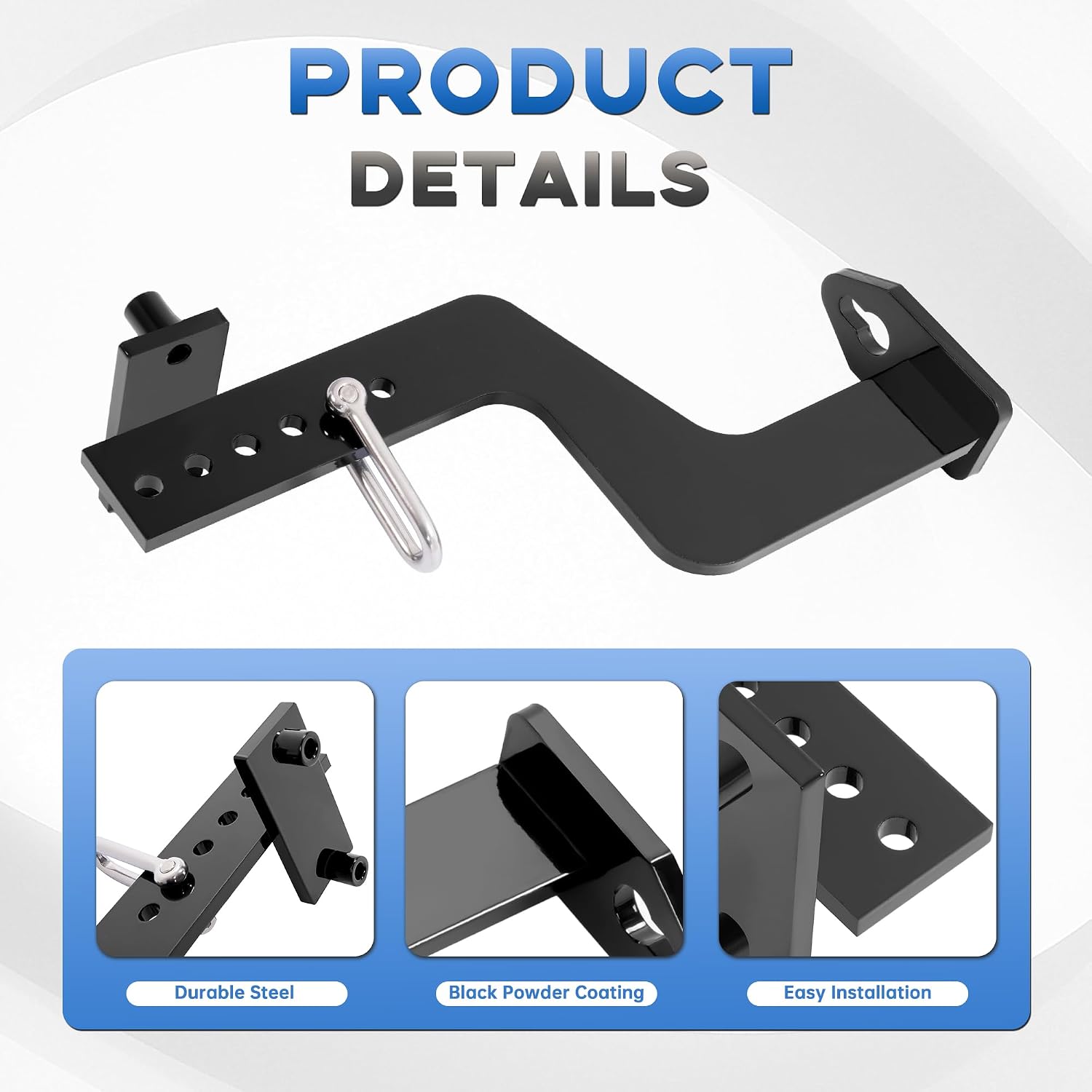 ALMULOO Universal Engine Lifting Bar for HEMI Engine Fixture Bar Heavy-Duty Engine Stand Powder Coated W/Hardware