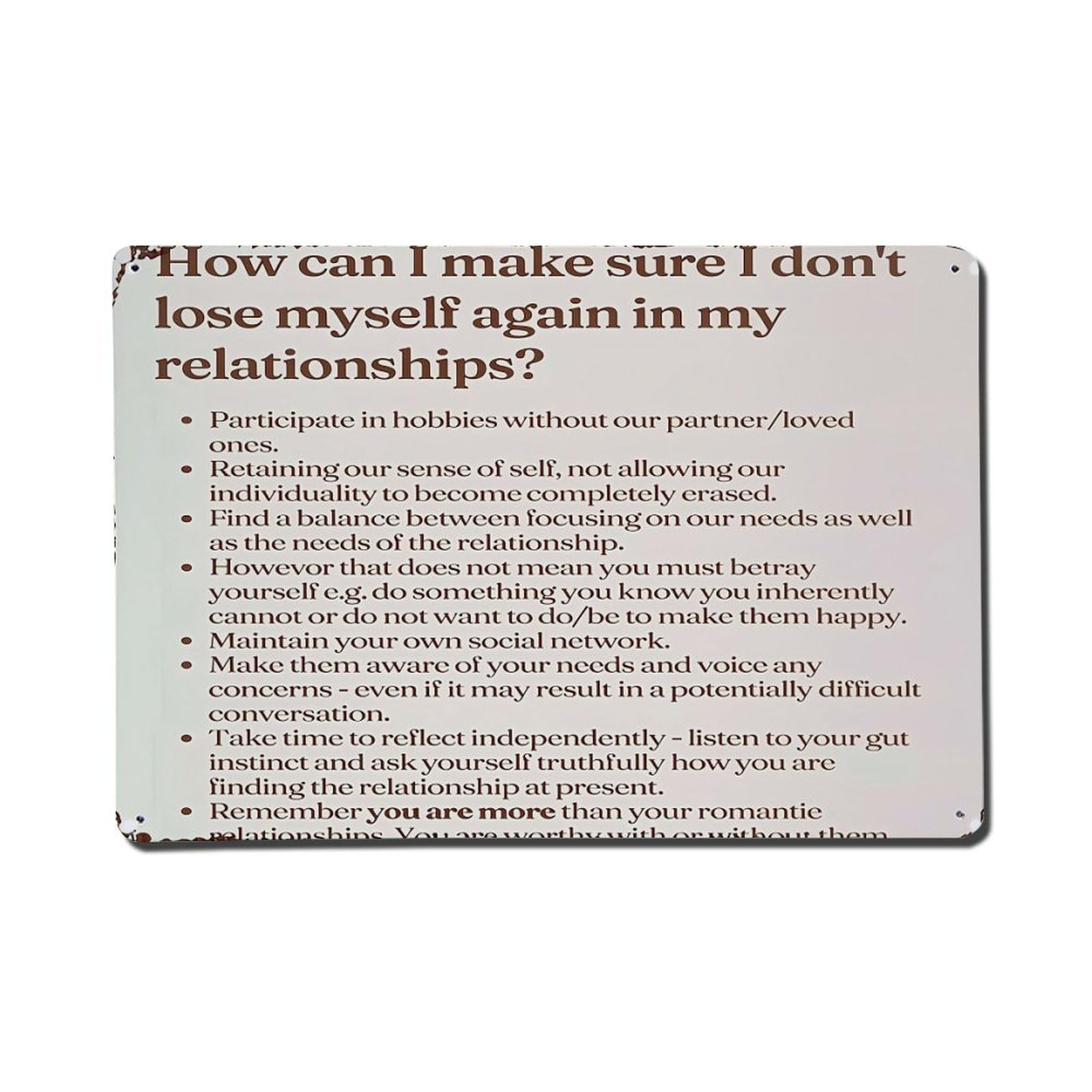 Nestemfo Vintage How Can I Make Sure Tin Sign Metal Sign, Living Room,Bar, Home, Bedroom Wall Decor,Retro Metal Poster 8X12 Inches