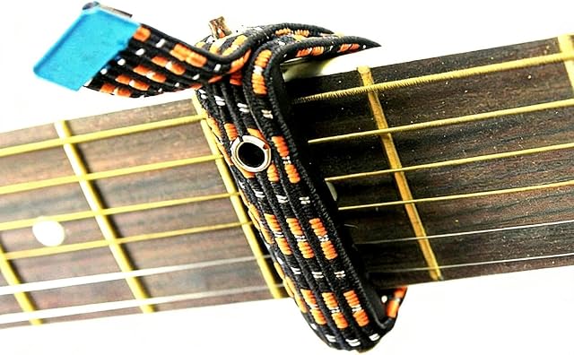 Guitar Rolling Capo | Guitar Performance Accessories,Elastic Rolling Capo | for Musicians Students Men Women Youth Home School Travel Stage Performance Concerts Parties