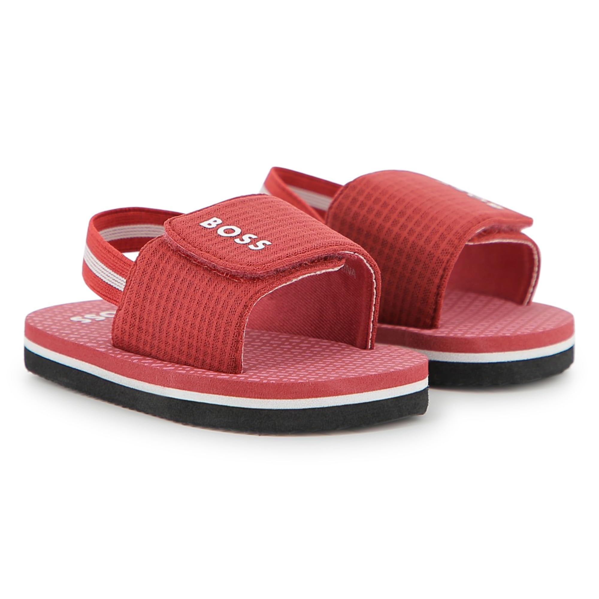 BOSS Aqua Slides Baby Boys, Red