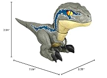 Mattel Jurassic World Dominion Uncaged Rowdy Roars Atrociraptor Beta Dinosaur Action Figure, Toy with Interactive Motion & Sound