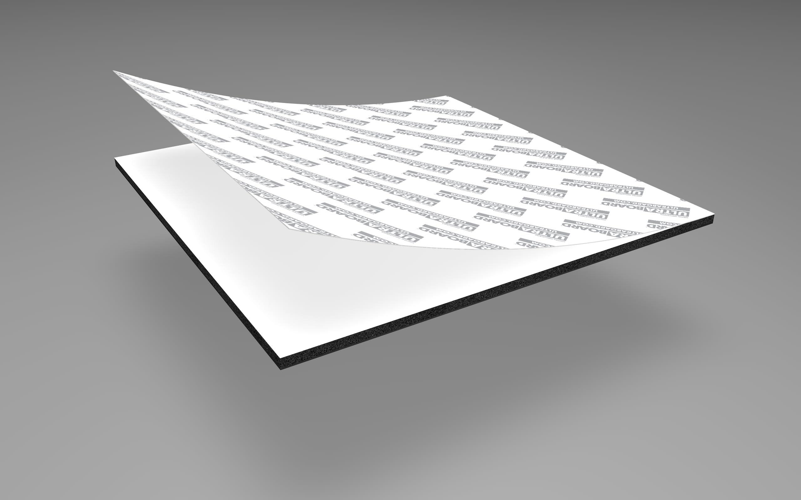 UltraBoard™ Mount Peel N' Stick - 3/16” Thick Self-Stick Adhesive Foam Core Mount Board or Mat Backer for Photo Mounting (24 Pack) (Black, 30