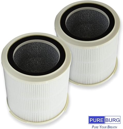 Miniatura 3 de PUREBURG Filtros HEPA de repuesto compatibles con purificadores de aire OdorStop OSAP4 OSAP5 OSAP5FIL, H13 de 4 etapas de filtración de carbón