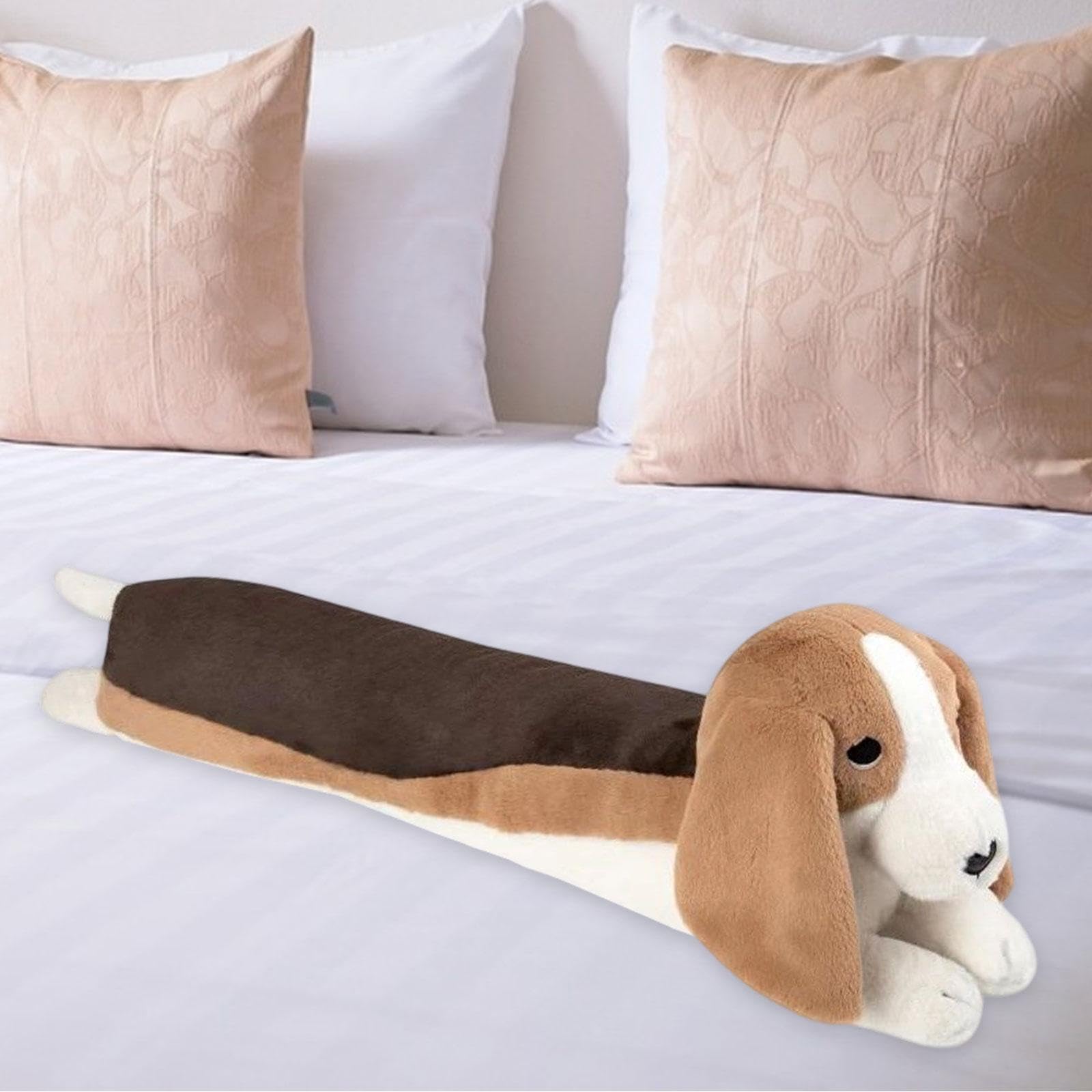 Amagogo Peluche de Beagle para decoración del hogar, Bonito Perro de Peluche Multiusos, compañero para sofá, Dormitorio.