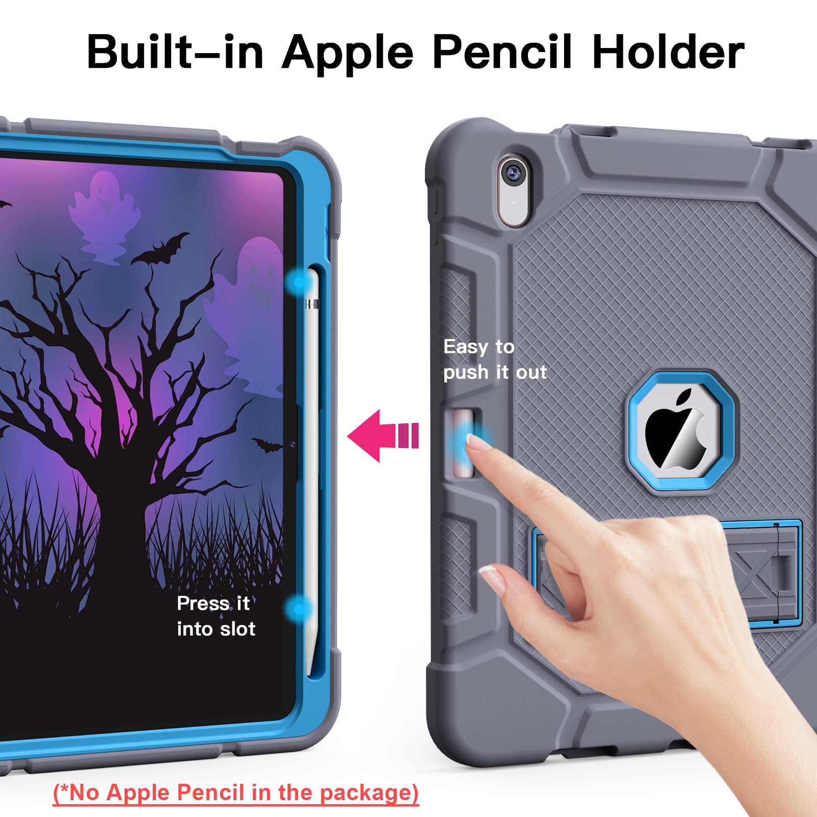 Funda Con Soporte Para Lenovo Idea Tab Pro 12.7 2025 - Cubierta Magnética, PU Y PC, Protección Antiarañazos, Color Negro